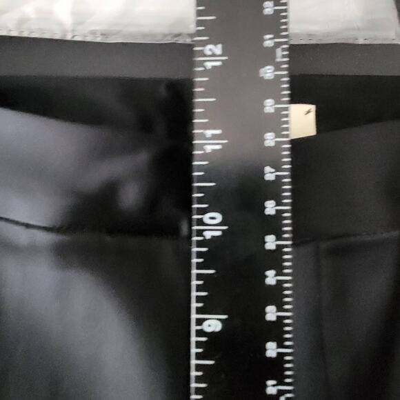 NEW L'AGENCE Women's High Rise Satin Effect Suiting Ankle Trouser Black Size S - Picture 12 of 13